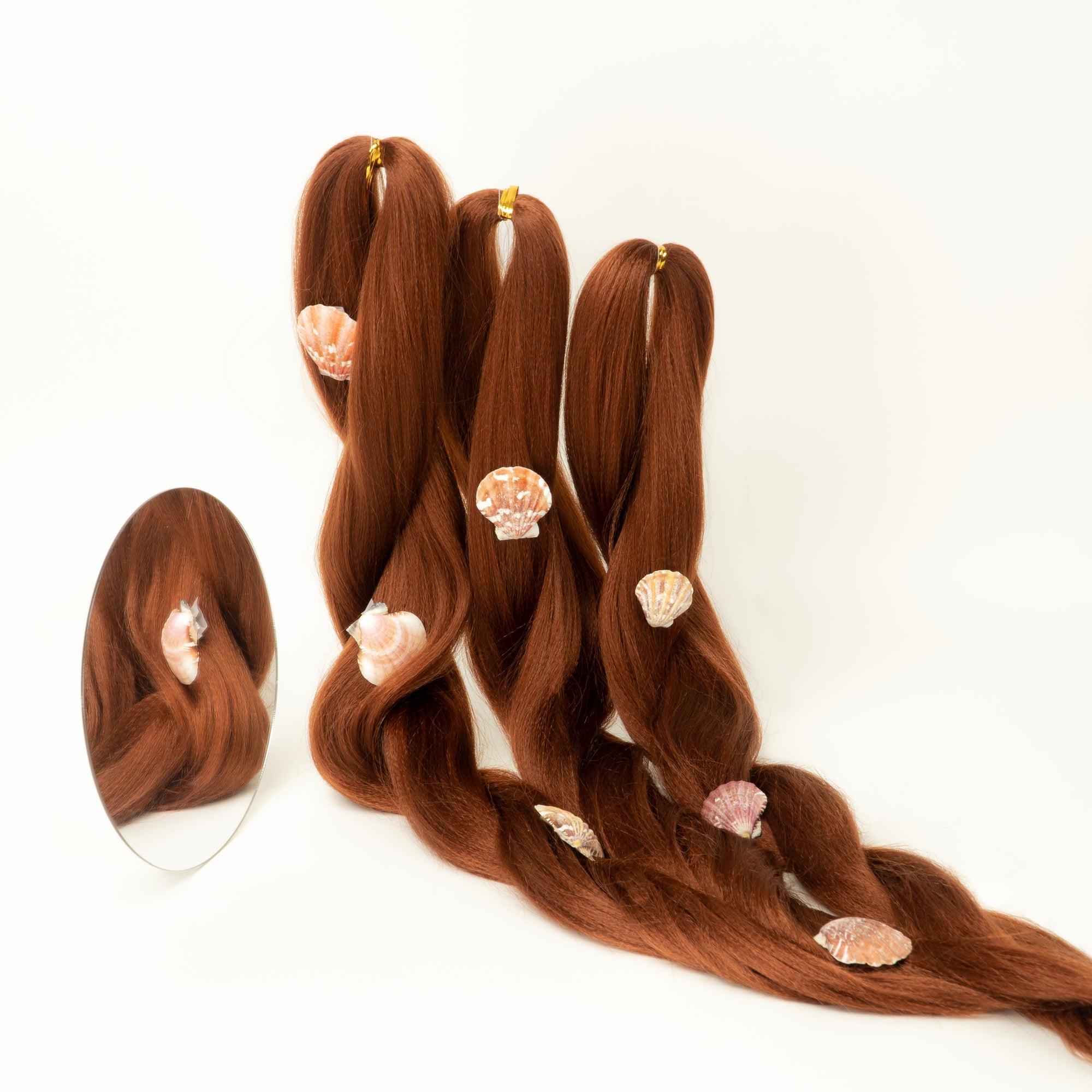 Cabello trenzado preestirado - # 350 - Jengibre