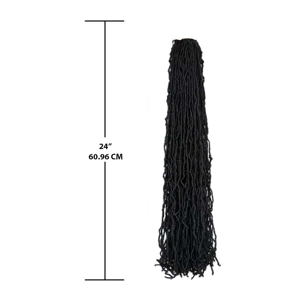 Nu Locs 24” - 1B Noir