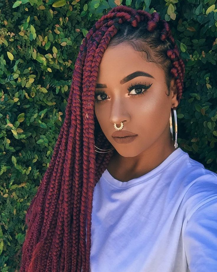 Tresse de cheveux pré-étirée - #900 - Rubis