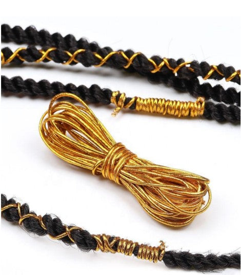 5 x Hair beads - 1M - Braiding Touw