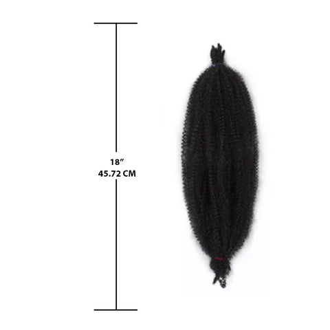 Afro Kinky hair 18” - 1B Noir