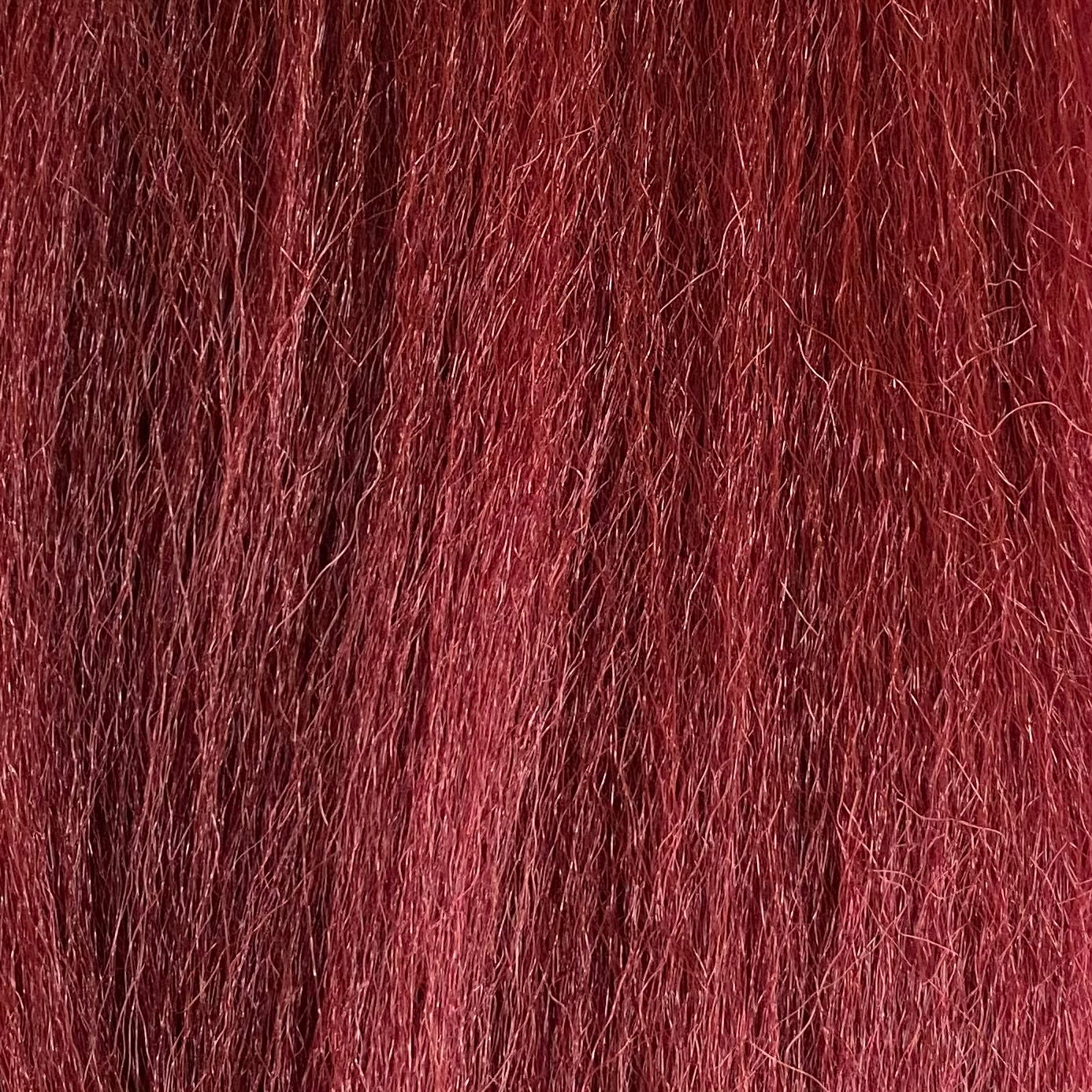 Cabello trenzado preestirado - # 900 - Rubí